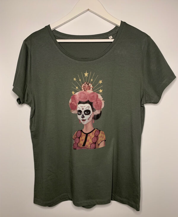 Camiseta-Margarita-Kaki